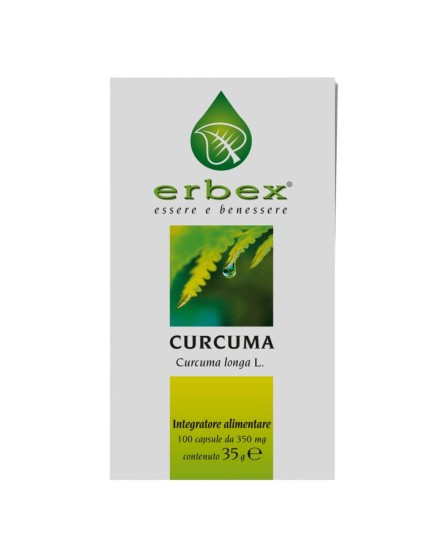 CURCUMA 100CPS 350MG ERBEX CURCUMA 100CPS 350MG ERBEX