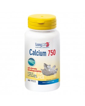 Longlife Calcium 750Mg 60 Tavolette