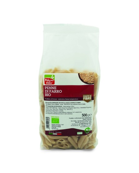 PENNE RIG FARRO 500G FINESTRA