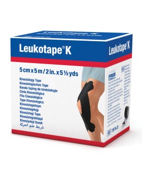 LEUKOTAPE K 5CMX5MT MEDIA NERO