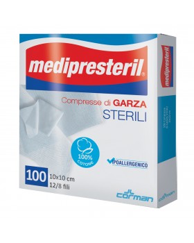 MEDIPRESTERIL GARZA 12/8 10X10