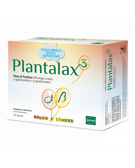 Plantalax 3 Pesca e Limone 20 Bustine