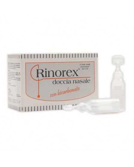 Rinorex Doccia con Bicarbonato 15 Fiale x5Ml