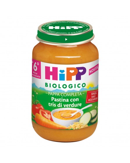 HIPP PASTINA TRIS VERDURE 190G