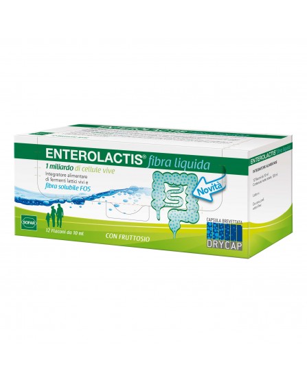 Enterolactis Fibra Liquida 12 Flaconi