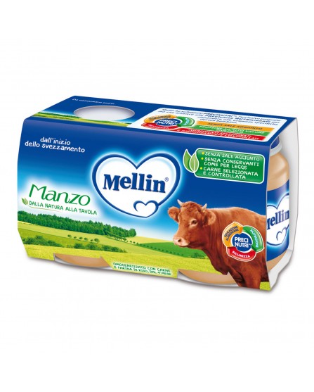 MELLIN-OMO.MANZO 2X120G