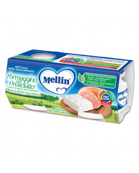 MELLIN-FORMAGGINO PROSCIUT 2X80G