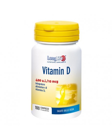 Longlife Vit D3 400Ui 100 Compresse