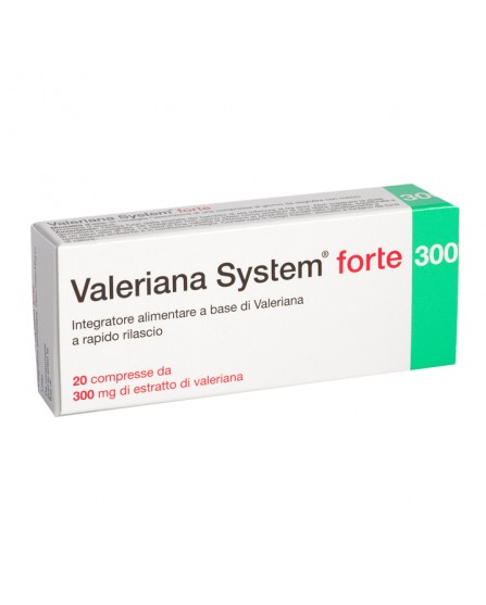 Valeriana System Forte 20 Compresse