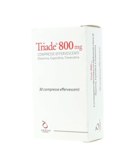 Triade 800Mg 30 Compresse Effervescente Triade 800Mg 30 Compresse Effervescente