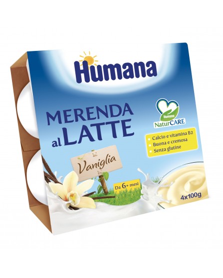 Humana Merenda Vaniglia 4X100G