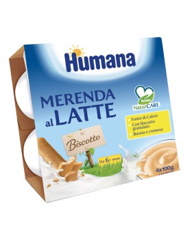 Humana Merenda Biscotto 4X100G