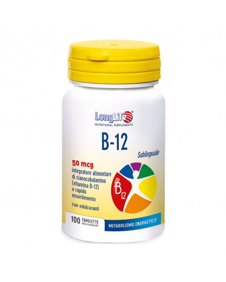 Longlife B12 50Mcg Sublinguale 100 Tavolette