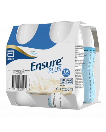 Ensure Plus Vaniglia 4X200Ml