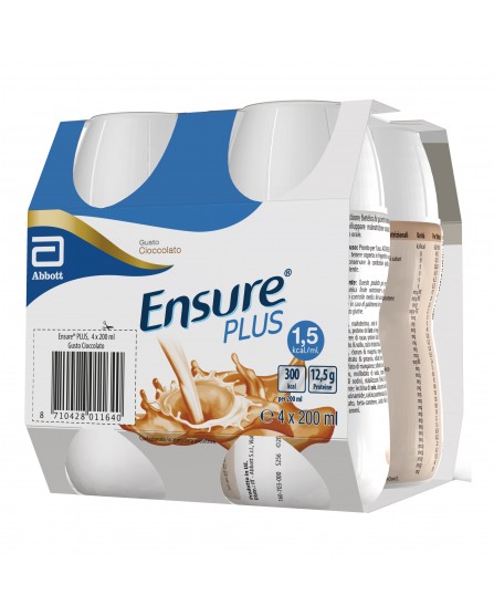 ENSURE PLUS CHOCOLATE 4X200ML