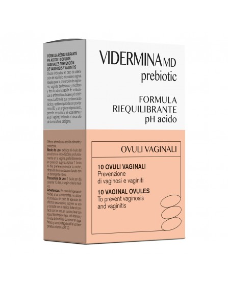 Vidermina Prebiotic Ovuli 10 Pezzi