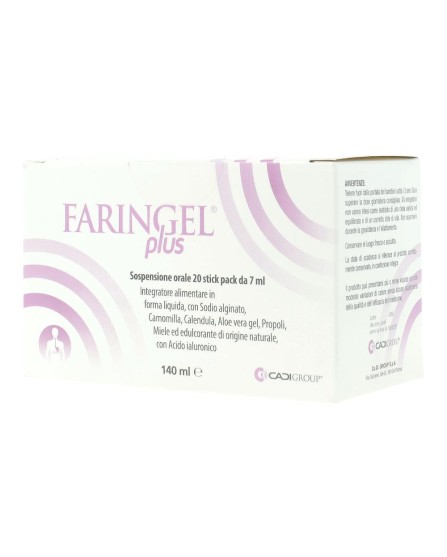Faringel Plus 20 Stick Pack 7Ml