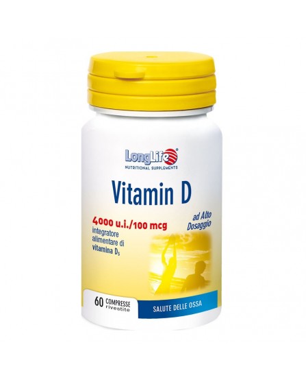 LONGLIFE VITAMIN D4000UI 60CPR