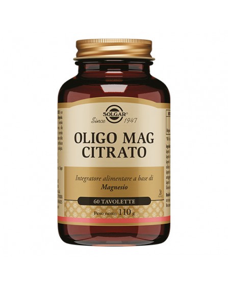 OLIGO MAG CITRATO 60TAV SOLGAR