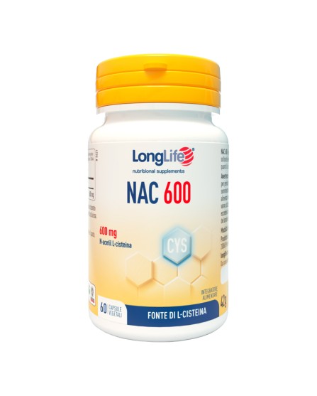 LONGLIFE NAC 600MG 60CPS