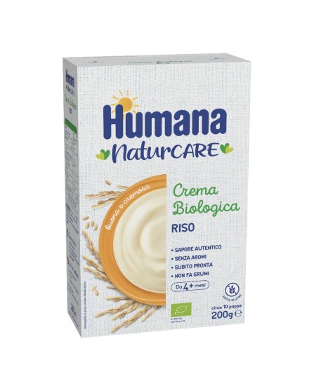 HUMANA CREMA DI RISO BIO 200G HUMANA CREMA DI RISO BIO 200G