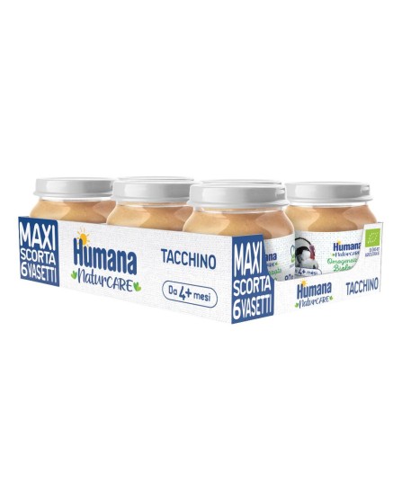 HUMANA OMOG TACCHINO BIO 2X80G HUMANA OMOG TACCHINO BIO 2X80G