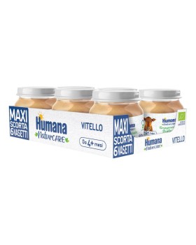 HUMANA OMOG VITELLO BIO 6X80G