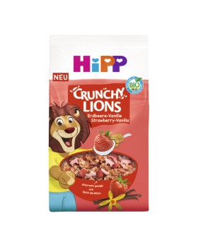 HIPP CRUNCHY LIONS FRAGOLA&VAN