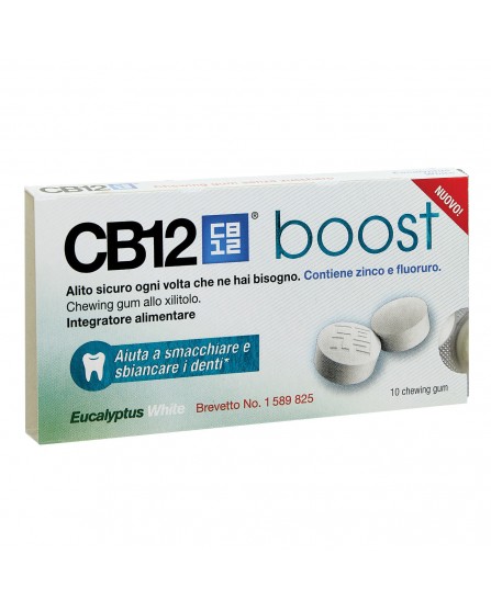 CB12 BOOST EUCAL WHITE 10CHEW