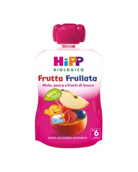 Hipp Bio Frutta Frullata Mela/Pessca/Frutti di Bosco 90G