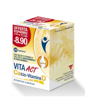 Vita Act Calcio + Vitamina D 60 Compresse