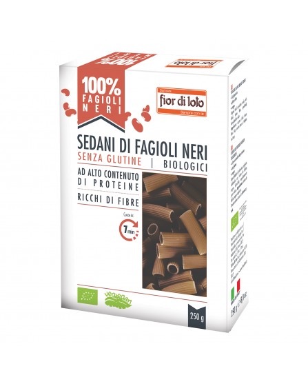 SEDANI FAGIOLI NERI S/GL 250G