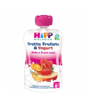 Hipp Bio Frutta Frullata Mela/Frutti rossi/Yogurt 90G