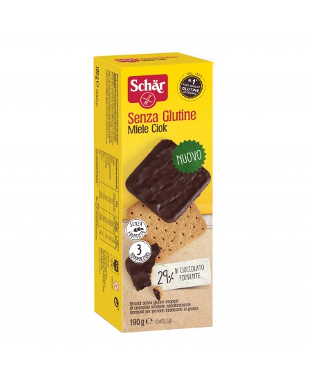 SCHAR-BISCOTTI MIELE CIOK 190G