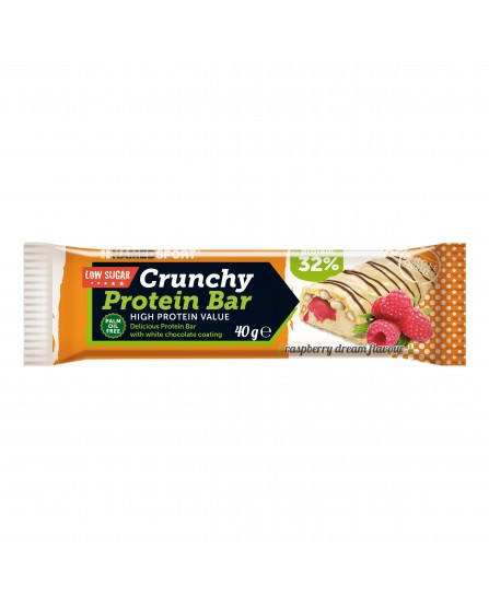 CRUNCHY PROTEINBAR RASPBER 40G