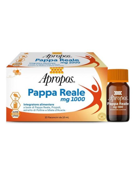 Apropos Vita+Pappa Reale 1000Mg 10 Flaconi Apropos Vita+Pappa Reale 1000Mg 10 Flaconi