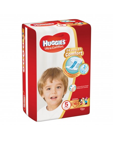 HUGGIES ULTRA COMFORT BAS5 16P