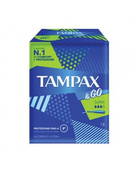 TAMPAX &GO SUPER 18PZ 8423