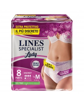 Lines Specialist Pants Discreet Medium 8 Pezzi