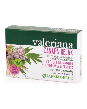 Valeriana Canapa Relax 30 Compresse