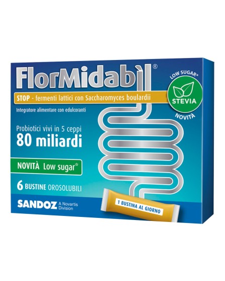 Flormidabil Stop 6 Bustine Con Stevia