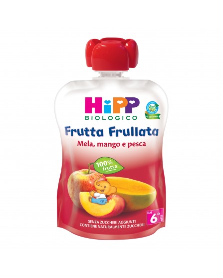 Hipp Bio Frutta Frullata Mela Mango Pesca 90G