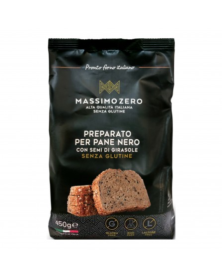 MASSIMO ZERO PREP PANE NERO 450G