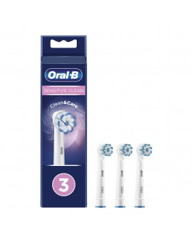 Oral-B Sensitive Clean Testine Di Ricambio 3 Pezzi