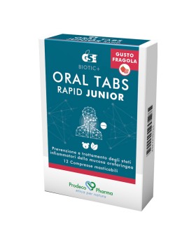 Gse Oral Tabs Rapid Junior Gusto Fragola 12 Compresse