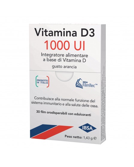 Vitamina d3 ibsa 1000 ui 30 film orali