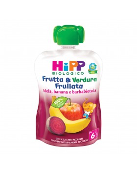 HIPP BIO FRUT&VER ME/BA/BAR90G