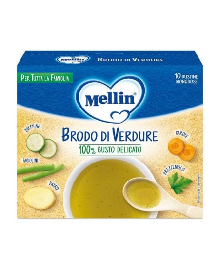 MELLIN BRODO DI VERDURE 10X8G MELLIN BRODO DI VERDURE 10X8G