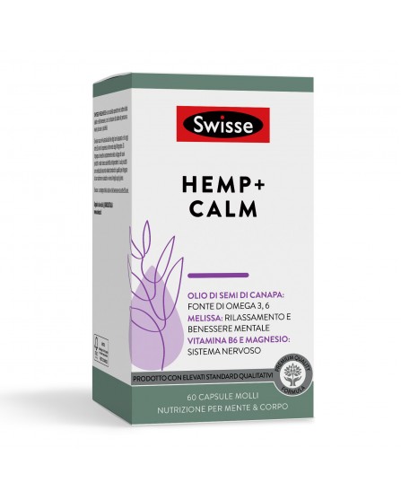 SWISSE HEMP+ CALM 60CPS