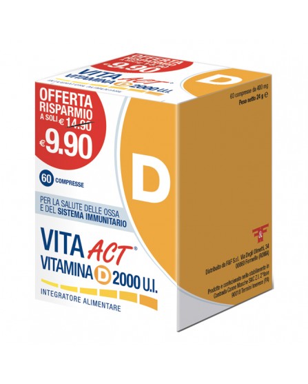 VITA ACT VIT D 2000 UI 60CPR